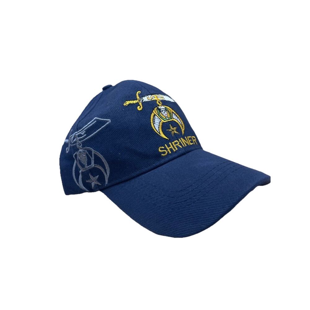 Shriners Baseball Cap Maroon Shriner Hat Crescent Scimitar Masons Masonic Mens